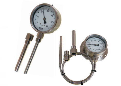 industrial thermometer Gas Actuated Series temperature gauges